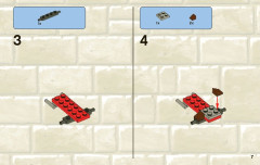 LEGO 7187 instructions page 7 – build guide