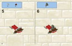 LEGO 7187 instructions page 8 – build guide