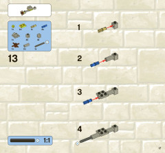 LEGO 7189 instructions page 17 – build guide