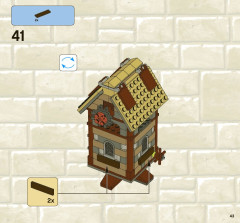 LEGO 7189 instructions page 43 – build guide