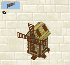 LEGO 7189 instructions page 44 – build guide