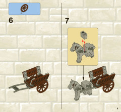 LEGO 7189 instructions page 9 – build guide