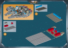 LEGO 7190 instructions page 3 – build guide