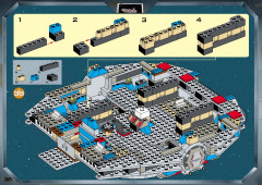 LEGO 7190 instructions page 38 – build guide