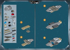 LEGO 7190 instructions page 43 – build guide