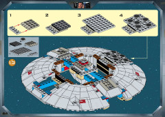 LEGO 7190 instructions page 64 – build guide