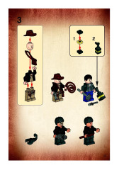 LEGO 7196 instructions page 3 – build guide