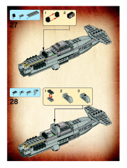 LEGO 7198 instructions page 44 – build guide