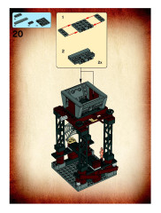 LEGO 7199 instructions page 20 – build guide