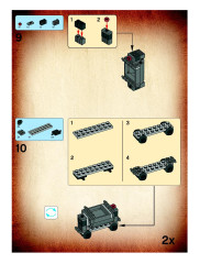 LEGO 7199 instructions page 6 – build guide