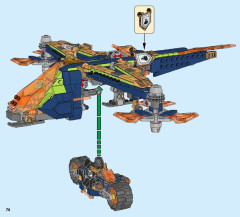 LEGO 72005 instructions page 74 – build guide
