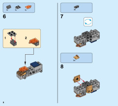 LEGO 72006 instructions page 8 – build guide