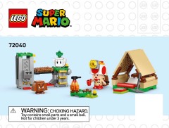 LEGO 72040 instructions page 1 – build guide