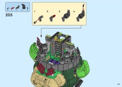 LEGO 72042 instructions page 129 – build guide