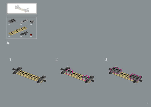 LEGO 72050 instructions page 13 – build guide