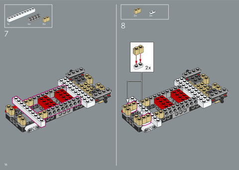 LEGO 72050 instructions page 16 – build guide