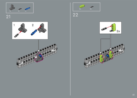LEGO 72050 instructions page 23 – build guide