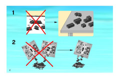 LEGO 7206 instructions page 2 – build guide