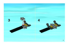 LEGO 7206 instructions page 5 – build guide
