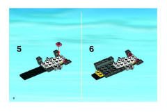 LEGO 7206 instructions page 6 – build guide