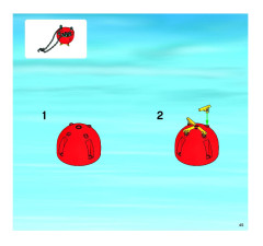 LEGO 7206 instructions page 45 – build guide