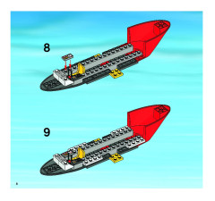 LEGO 7206 instructions page 8 – build guide