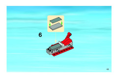 LEGO 7208 instructions page 43 – build guide