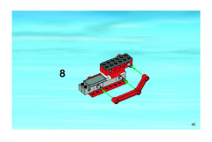 LEGO 7208 instructions page 45 – build guide