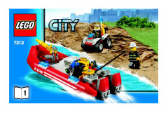 LEGO 7213 instructions page 1 – build guide