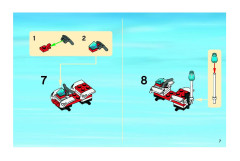 LEGO 7213 instructions page 7 – build guide