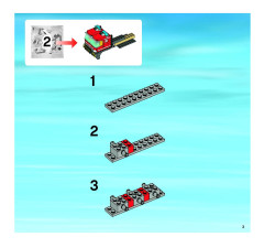 LEGO 7213 instructions page 3 – build guide