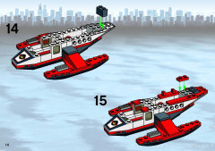 LEGO 7214 instructions page 14 – build guide