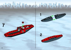 LEGO 7214 instructions page 6 – build guide