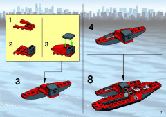 LEGO 7214 instructions page 7 – build guide