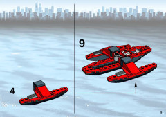 LEGO 7214 instructions page 9 – build guide