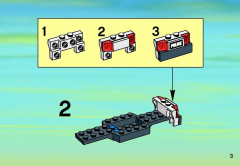 LEGO 7237 instructions page 3 – build guide