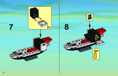 LEGO 7238 instructions page 4 – build guide