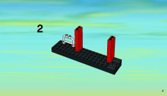 LEGO 7240 instructions page 3 – build guide