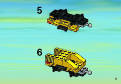 LEGO 7242 instructions page 5 – build guide