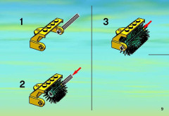 LEGO 7242 instructions page 9 – build guide