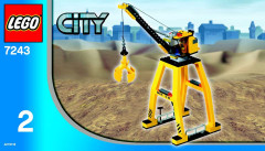 LEGO 7243 instructions page 1 – build guide