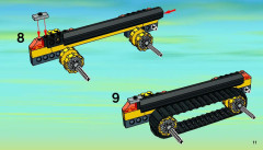 LEGO 7243 instructions page 11 – build guide