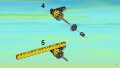 LEGO 7243 instructions page 7 – build guide