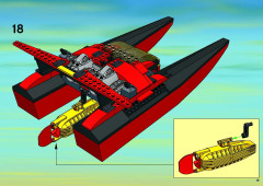 LEGO 7244 instructions page 19 – build guide