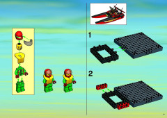 LEGO 7244 instructions page 3 – build guide