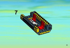 LEGO 7249 instructions page 11 – build guide