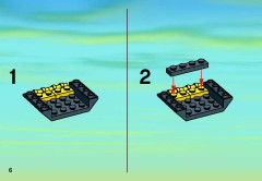 LEGO 7249 instructions page 6 – build guide