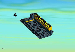 LEGO 7249 instructions page 8 – build guide