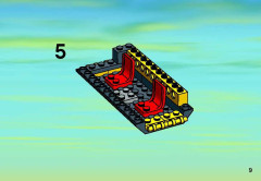 LEGO 7249 instructions page 9 – build guide