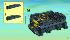 LEGO 7249 instructions page 11 – build guide